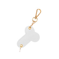 Брелок Art of Sex Fhallus Белый на карабине для ключей