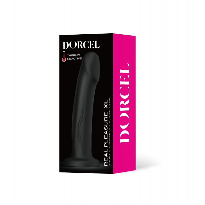 Фалоімітатор Dorcel Real Pleasure XL Black разом з іншими аксесуарами бренду Dorcel