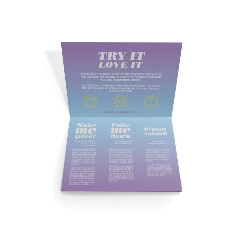 Детальний вигляд стимуляторів Love To Love Spark Bliss збоку, видно текстуру