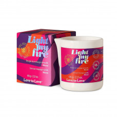 Масажна свічка Love To Love LIGHT MY FIRE Monoi (65 мл) — Keks-Hub