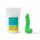 Текстура натурального крафтового мила-члена Чистий Кайф LARGE Green, зелений колір
