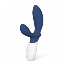 Масажер простати LELO Loki Wave 2 Base Blue, 2 мотори, манливий рух, вібрація