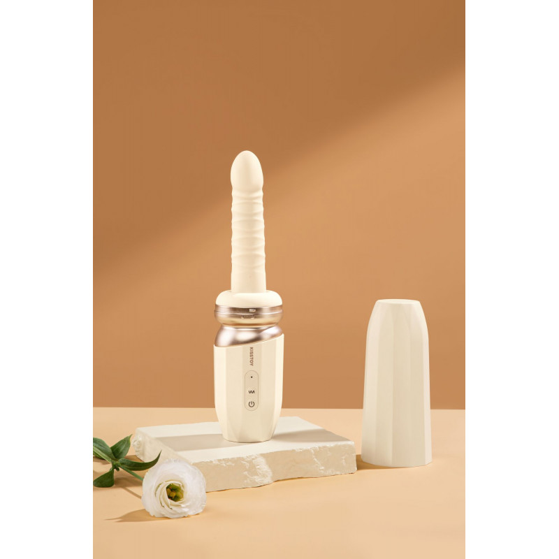 Комплектація міні секс-машини KISSTOY Tutu II: пристрій, насадка, пульт, кабель