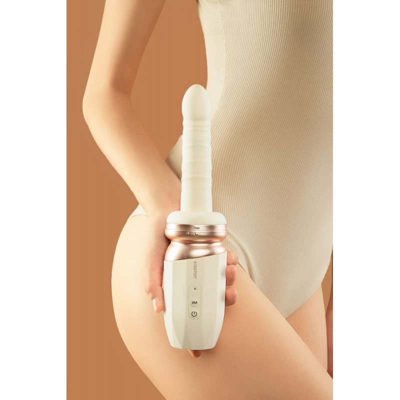 Динамічна пульсація міні секс-машини KISSTOY Tutu II, показано рух