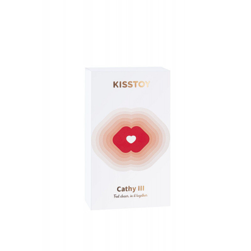 Вакуумний стимулятор KISSTOY Cathy III Pink: показ 5 рівнів вакуумної стимуляції