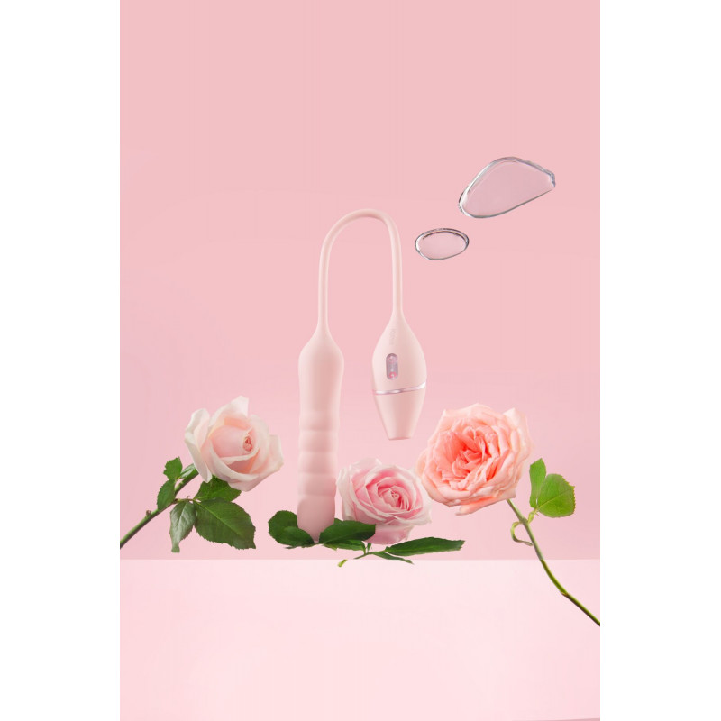 Пульсатор KISSTOY Cathy III Pink: загальний вигляд, привабливий рожевий колір, деталі дизайну