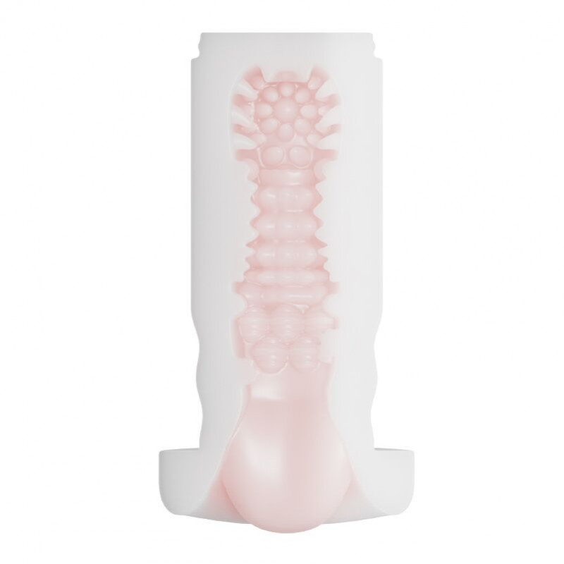 Рукав для мастурбатора BANANASOME MOUTH KISSTOY M: вид збоку, демонстрація форми