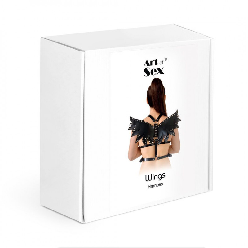 Жіноча портупея Art of Sex - Wings червона, в упаковці