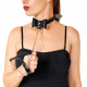Чокер з повідцем Art of Sex Butterfly чорний, детальний вигляд метелика