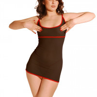 Сексуальна сітчаста сукня Art of Sex Sharlotte чорно-червона XS-M