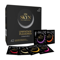Презервативи безлатексні SKYN Unknown Pleasures, набір 42 шт, 6 видів