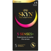 Набір презервативів безлатексних SKYN 5 Senses, 5 видів (5 шт)