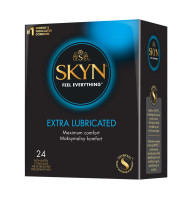 Презервативи SKYN Extra Lubricated безлатексні 24 шт, 40% більше змазки