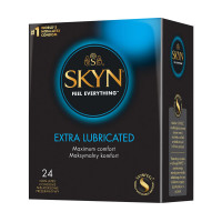 Презервативи SKYN Extra Lubricated безлатексні 24 шт, 40% більше змазки