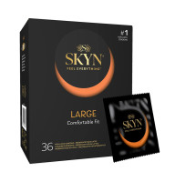 Презервативи SKYN Преміум Безлатексні Large збільшений розмір 36 шт