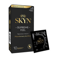 Презервативи SKYN Supreme Feel ультратонкі безлатексні 0,035 мм, 10 шт, текстура шкіри