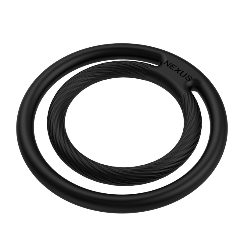 Текстура матеріалу ерекційного кільця Nexus Enduro Double, гладка та приємна на дотик
