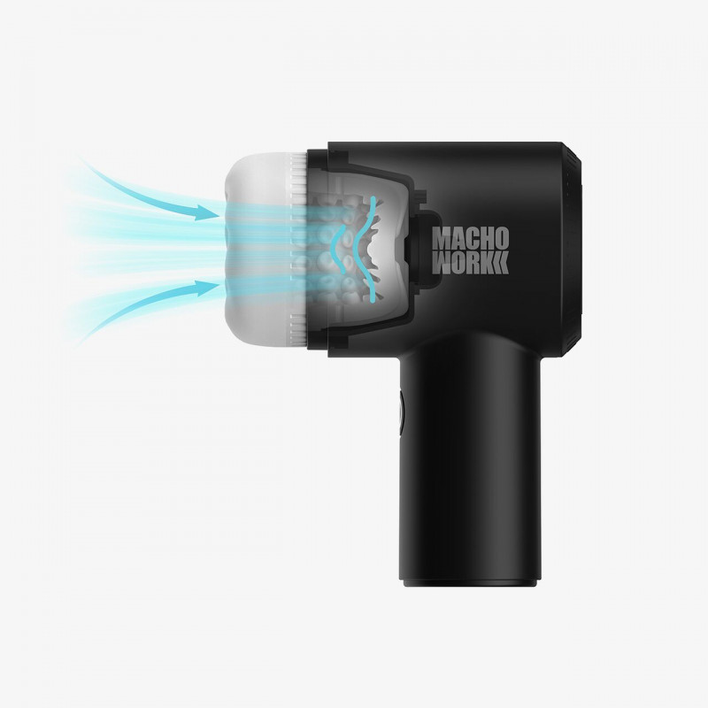 Otouch MACHO WORK 2: мастурбатор у розпакованому вигляді, видно комплектацію