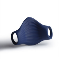 Мастурбатор Rocks Off Palm Blue з петлями для пальців, 10 режимів вібрації