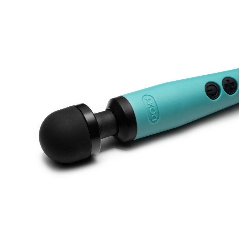 Брендова упаковка вібромасажера Doxy DOXY3 USB-C TURQUOISE