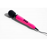Вибромассажер Doxy Die Cast Massager Hot Pink, мощный, 220В, металл