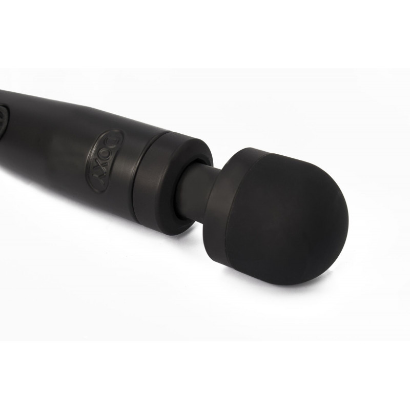 Упаковка вібромасажера Doxy Die Cast 3 Matt Black: стильне рішення для зберігання