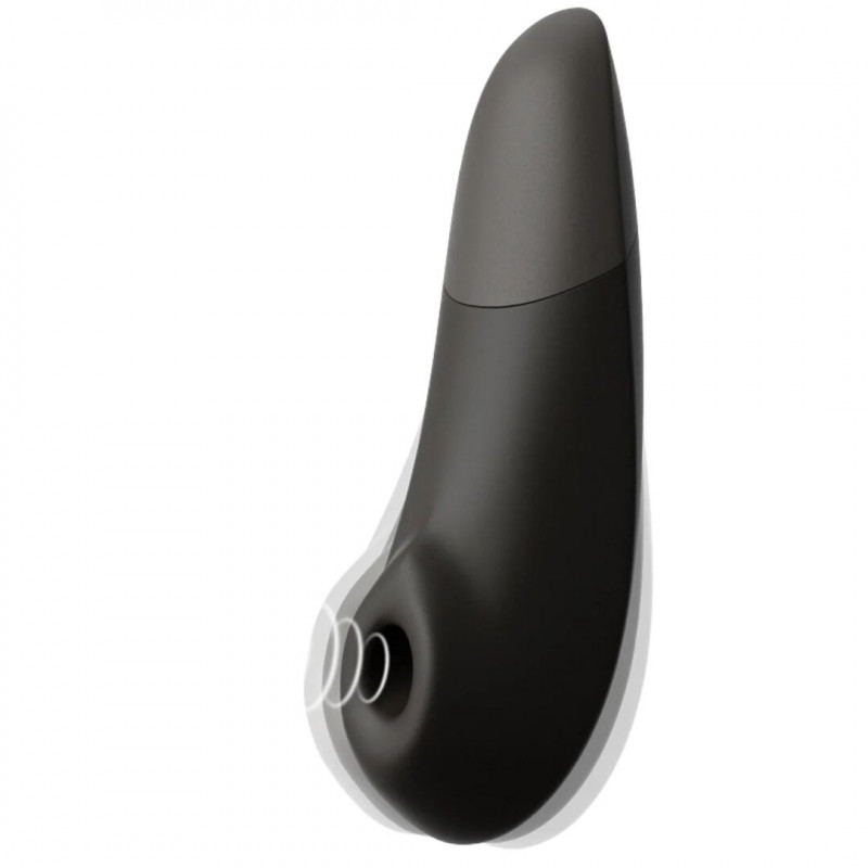 Вакуумний кліторальний стимулятор Womanizer Enhance Black (SX2519) - демонстрація роботи (символічно)