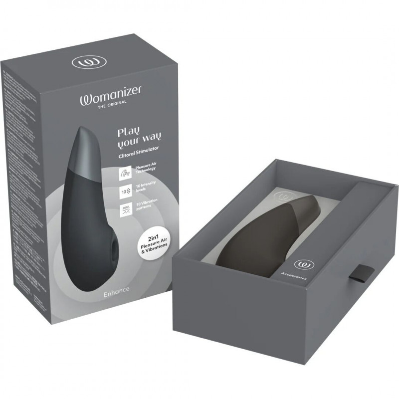 Зарядний порт вакуумного стимулятора Womanizer Enhance Black (SX2519) - детальний вигляд