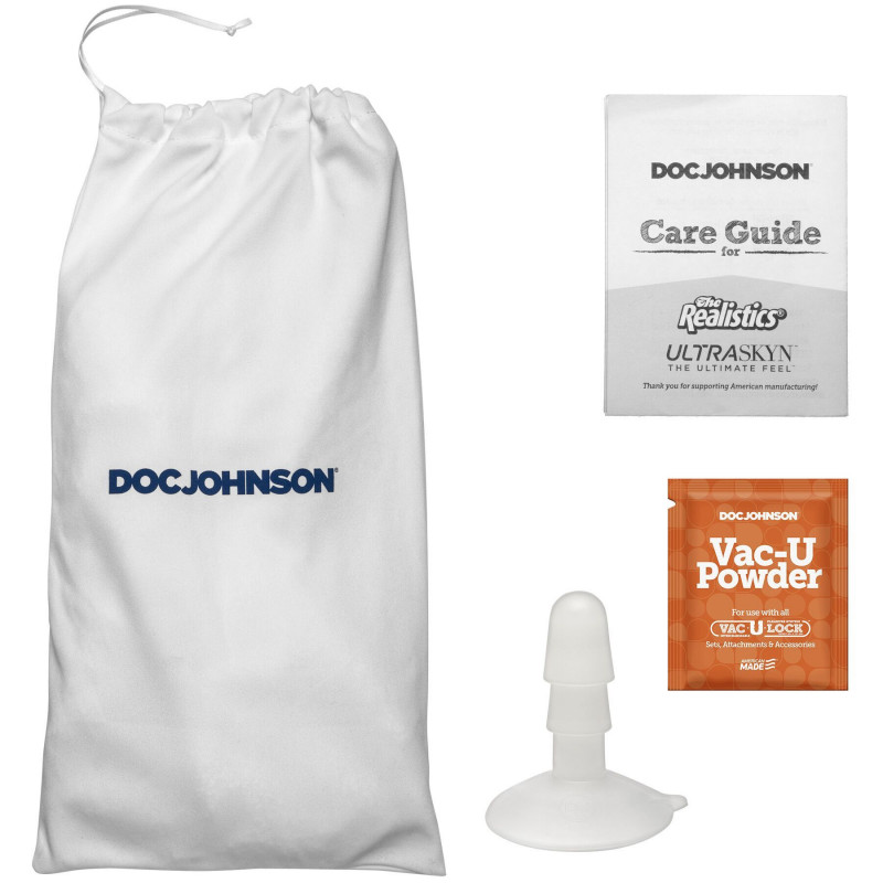 Фалоімітатор Doc Johnson Signature Cocks Girthmasterr 8.5 inch UltraSkyn, акцент на розмірі та об'ємі