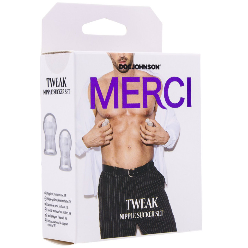 Присоски для сосків Doc Johnson Merci-Tweak Nipple Sucker Set - упаковка