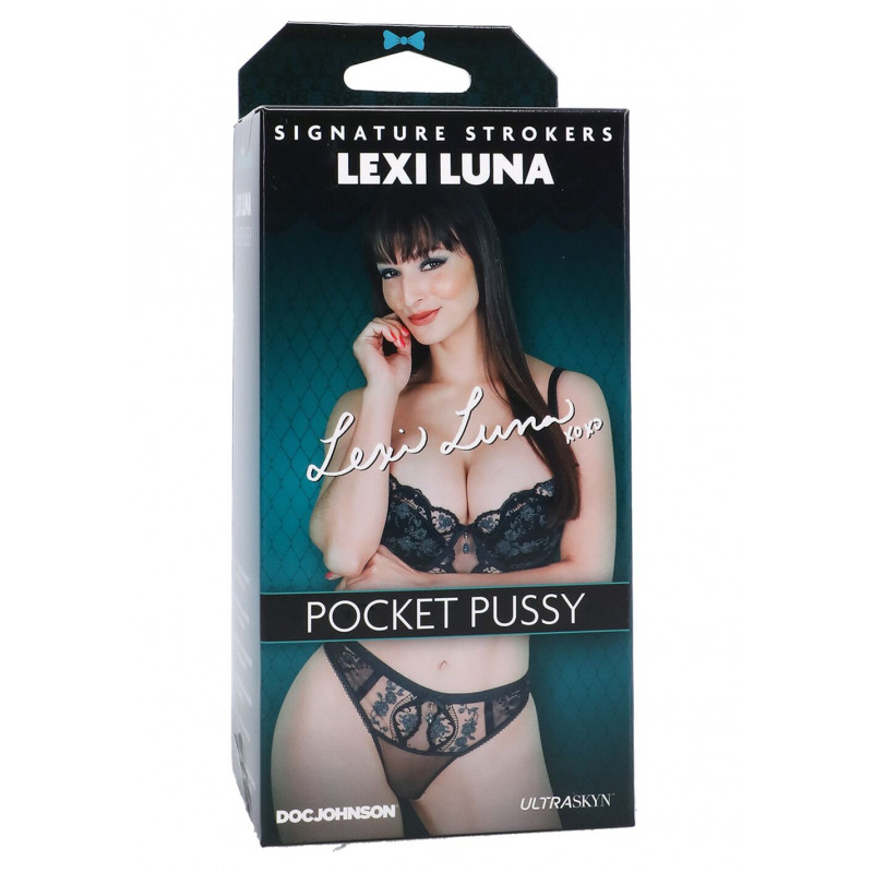 Упаковка мастурбатора Doc Johnson Lexi Luna, реалістична модель