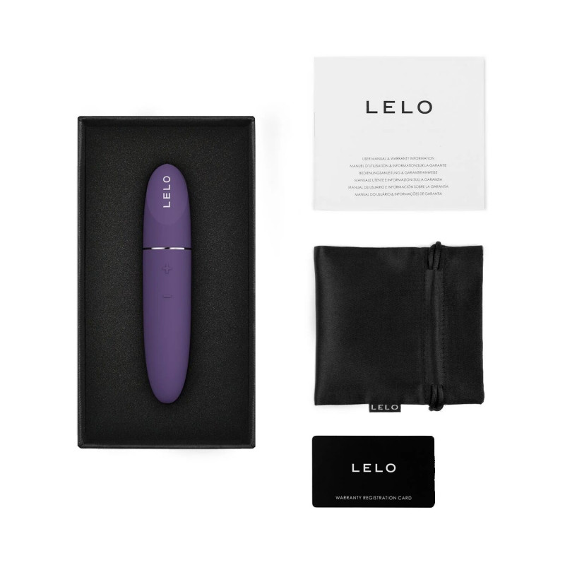 LELO Mia 3 Purple – крупний план кнопки управління