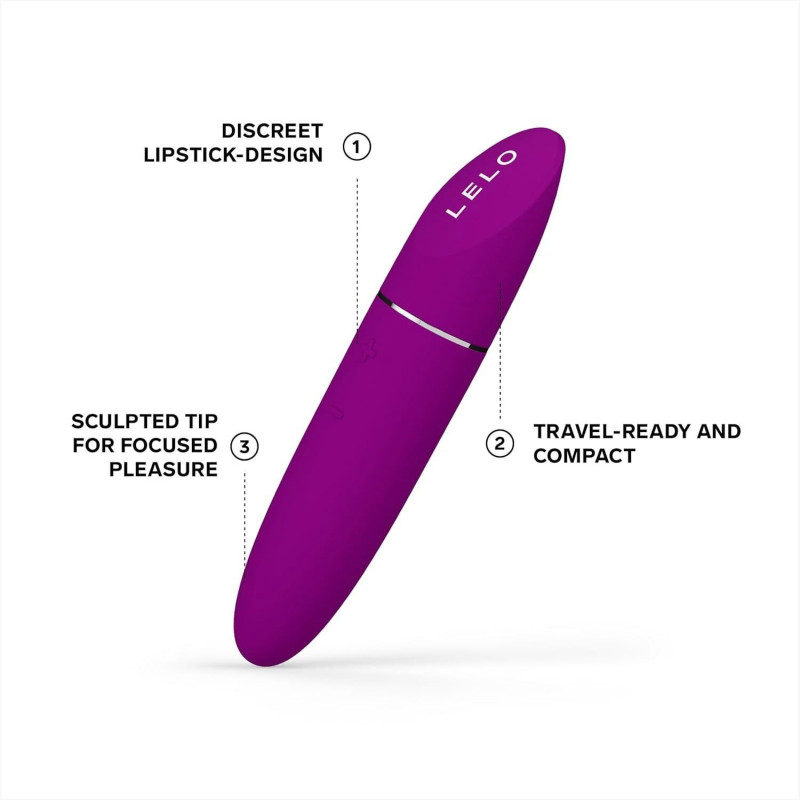 Віброкуля LELO Mia 3 Deep Rose, аксесуари в комплекті