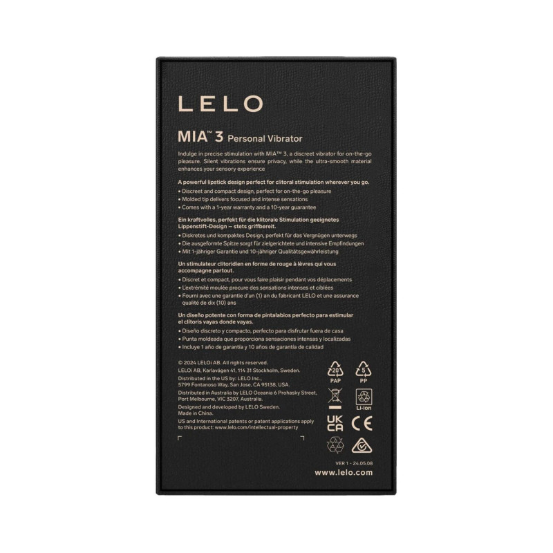 Віброкуля LELO Mia 3 Deep Rose, загальний вигляд, стильний гаджет