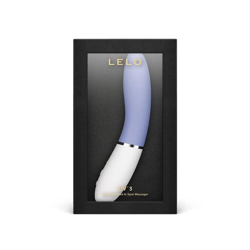 Вібратор LELO Liv 3 Powder Blue - фото упаковки, презентабельний вигляд