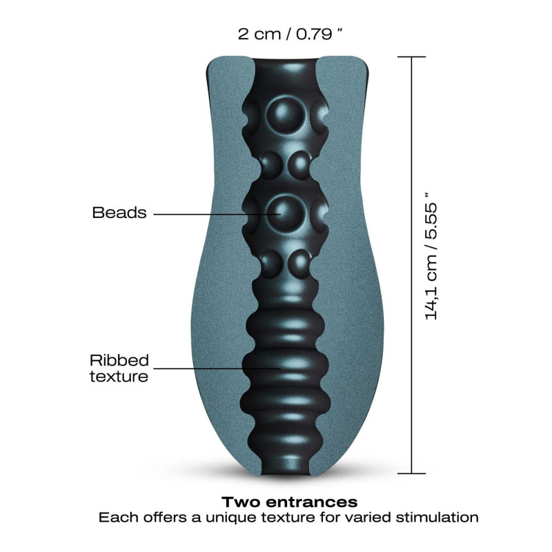 Силіконовий мастурбатор Dorcel Sili-Cup Dual Sensation - деталізація отвору