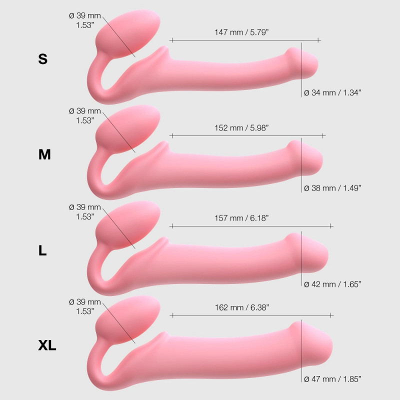 Деталі кріплення безремінного страпона Strap-On-Me Rose L