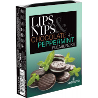 Подарунковий набір Sensuva Lips & Nips Pleasure Kit - Шоколад М'ята 2 x 4г