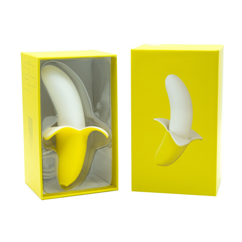 Текстура силікону вібратора BMS Banana Bliss Mini Silicone