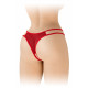 Червоні жіночі трусики Fashion Secret Victoria, детальний вигляд збоку з мереживом