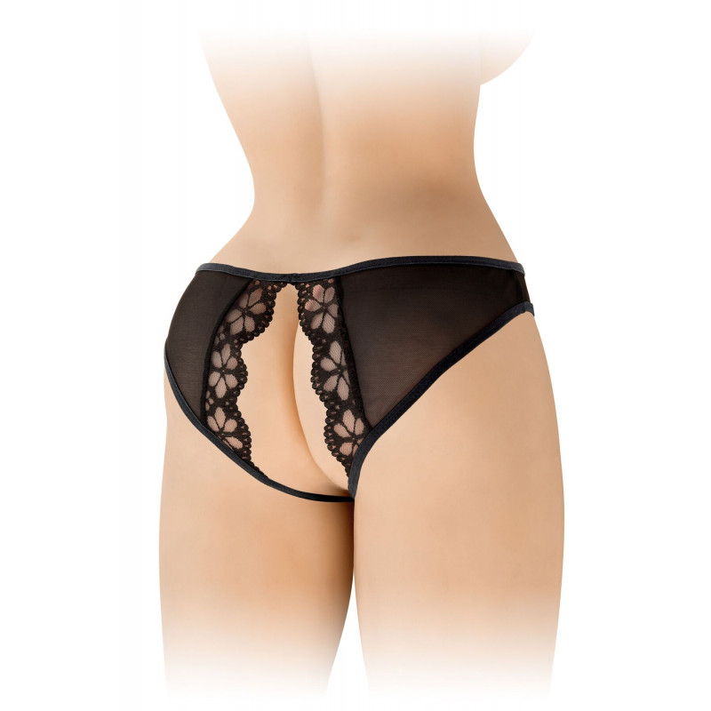 Вигляд збоку на трусики Fashion Secret Ambre Black, демонструє бічні деталі та посадку