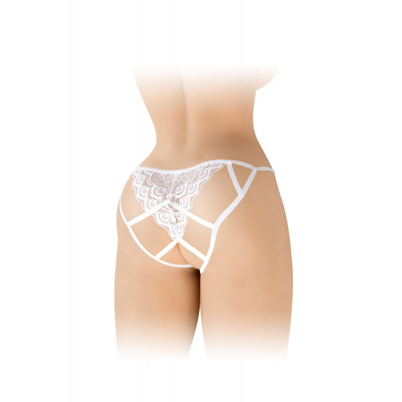 Трусики Fashion Secret Zoe White вид сбоку, акцент на посадке