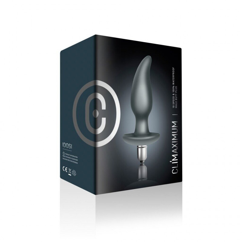 Детальний вигляд текстури анальної пробки Climaximum Idosi преміум якості, що виготовлена з високоякісних матеріалів для неперевершених відчуттів.