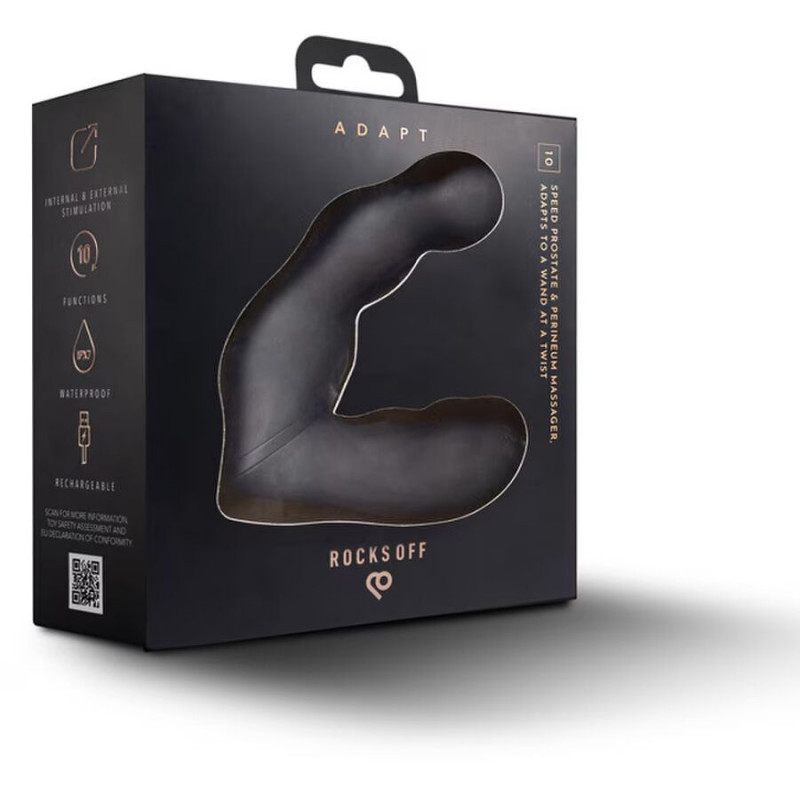 Масажер простати Rocks Off Adapt - аксесуари в комплекті, все необхідне для використання