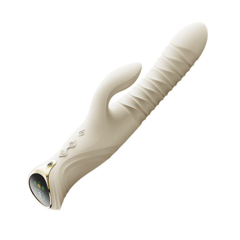 Смарт пульсатор Zalo Mose 2 Ivory White, детальний вигляд задньої частини, де зазвичай знаходиться порт зарядки