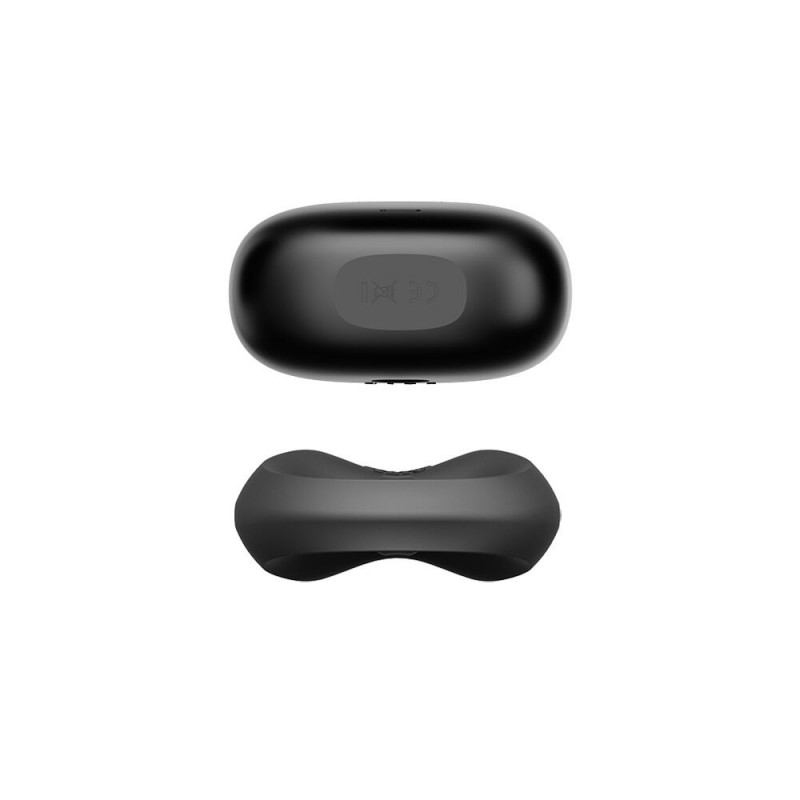 Ерекційне смарт-віброкільце Zalo Apis Obsidian Black з акцентом на водостійкість