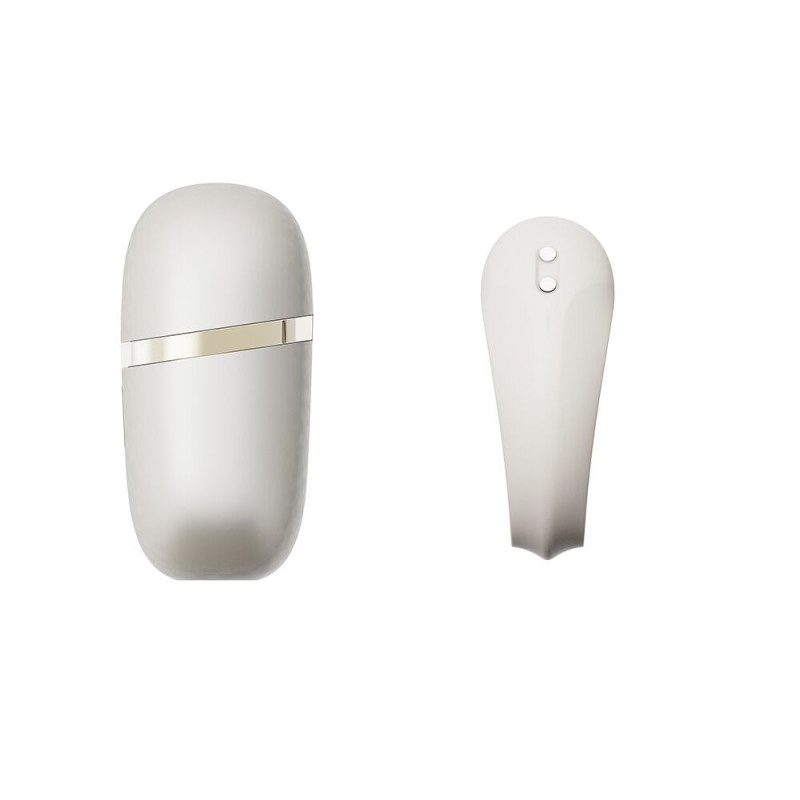 Ерекційне кільце Zalo Apis Ivory White: детальний вигляд внутрішньої поверхні з елементами для стимуляції