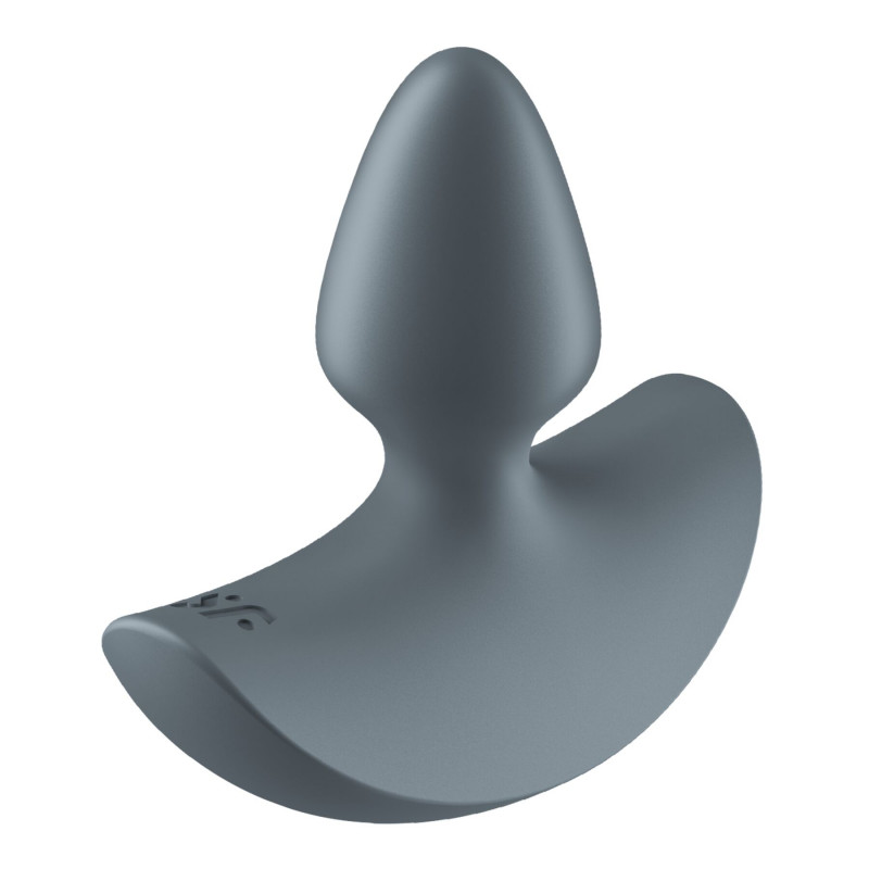 Анальна вібропробка Satisfyer Booty Absolute Beginners 1, вид збоку, демонструє вигнуту форму та гладку поверхню