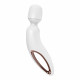 Satisfyer Wand-erland White Rosegold: Вид збоку, що демонструє ергономічну форму та гладку текстуру.