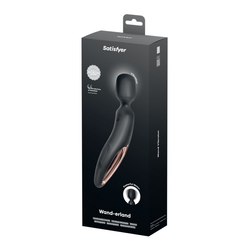 Вібромасажер Satisfyer Wand-erland в роботі, демонстрація потужності